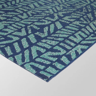 5'x7' Wild Stripe Outdoor Rug Blue - Opalhouse™ 5 5'x7' Wild Stripe Outdoor Rug Blue - Opalhouse™ -Opalhouse designed with Jungalow Shop GUEST 1c46c462 e2ff 4f22 9160 935d6c84f378