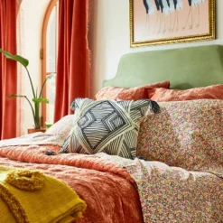 Opalhouse designed with Jungalow Shop 32 Square Embellished Geometric Decorative Throw Pillow Off-White/Black - Opalhouse™ Designed With Jungalow™