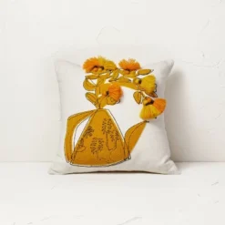 Floral Watering Pitcher Square Throw Pillow With Tassels - Opalhouse™ Designed With Jungalow™ 8 Floral Watering Pitcher Square Throw Pillow With Tassels - Opalhouse™ Designed With Jungalow™ -Opalhouse designed with Jungalow Shop GUEST 295bbf4a 7932 4570 9c93 22f266108cb5