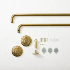 66"-120" Medallion Snap Grip French Curtain Rod Brass - Opalhouse™ Designed With Jungalow™ 7 66"-120" Medallion Snap Grip French Curtain Rod Brass - Opalhouse™ Designed With Jungalow™ -Opalhouse designed with Jungalow Shop GUEST 34d78b5a 5da3 4bcd ae5c 12c693e0d007