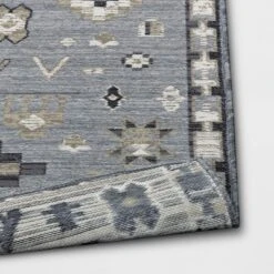 7'x10' Tapestry Rectangular Woven Outdoor Area Rug Gray - Opalhouse™ -Opalhouse designed with Jungalow Shop GUEST 3d63a080 35c1 4b18 87d0 49bd82241939