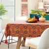 84" X 60" Cotton Calling In The Abundance Tablecloth With Tassels - Opalhouse™ Designed With Jungalow™ -Opalhouse designed with Jungalow Shop GUEST 4d6606e4 454e 431e bd7b fd8a5e941f4b