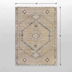 5'x7' Sunset Moroccan Tapestry Rectangular Woven Outdoor Area Rug Light Brown - Opalhouse™ -Opalhouse designed with Jungalow Shop GUEST 600501e1 0d8a 42f2 9afb 1f6245befe8b