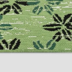 5' X 7' Floral Stamp Outdoor Rug Green - Opalhouse™ 7 5' X 7' Floral Stamp Outdoor Rug Green - Opalhouse™ -Opalhouse designed with Jungalow Shop GUEST 6bf8d430 59fc 44d6 ad14 a69b10e955f1
