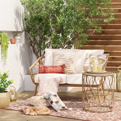 Britanna Patio Loveseat, Outdoor Furniture - Natural - Opalhouse™ 3 Britanna Patio Loveseat, Outdoor Furniture - Natural - Opalhouse™ -Opalhouse designed with Jungalow Shop GUEST 76e8efc6 6d5e 42fa 81a8 386f49dccdcd