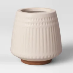 Textured Ceramic Planter Pots White - Opalhouse™ -Opalhouse designed with Jungalow Shop GUEST 771efa5e 3add 4e21 80c4 c9499e40fff5