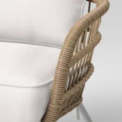 Southport Outdoor Patio Chair With Metal Legs, Club Chair Natural/White - Opalhouse™ 11 Southport Outdoor Patio Chair With Metal Legs, Club Chair Natural/White - Opalhouse™ -Opalhouse designed with Jungalow Shop GUEST 92a17ba0 5e5e 4897 acf9 75b7e89c401a