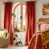 1pc Light Filtering Velvet Macrame Trim Window Curtain Panel Burnt Orange - Opalhouse™ Designed With Jungalow™ 2 1pc Light Filtering Velvet Macrame Trim Window Curtain Panel Burnt Orange - Opalhouse™ Designed With Jungalow™ -Opalhouse designed with Jungalow Shop GUEST 92dfaf13 4813 4967 a623 6cda6de279dc