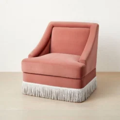 Alberhill Velvet Accent Chair With Fringe - Opalhouse™ Designed With Jungalow™ -Opalhouse designed with Jungalow Shop GUEST a709b307 4458 4ecc 9b30 83a9319c5ed7