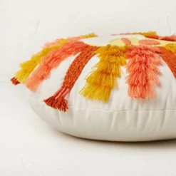 Fringed And Embroidered Sun Round Throw Pillow Gold - Opalhouse™ Designed With Jungalow™ -Opalhouse designed with Jungalow Shop GUEST b2ce7bf5 c169 4876 a588 4c474e01e5d3