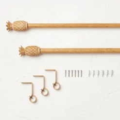 Pineapple Faux Wood Curtain Rod Natural Wood - Opalhouse™ Designed With Jungalow™ 9 Pineapple Faux Wood Curtain Rod Natural Wood - Opalhouse™ Designed With Jungalow™ -Opalhouse designed with Jungalow Shop GUEST b565e685 bbc8 405f abbe 297780442d88