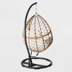 Britanna Patio Hanging Egg Chair - Natural - Opalhouse™ -Opalhouse designed with Jungalow Shop GUEST c4bd566e 91c6 4884 8a0e b0fad9b51e63