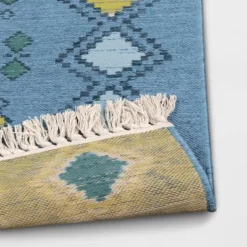 7'x10' Bright Moroccan Rectangular Woven Outdoor Area Rug Indigo - Opalhouse™ -Opalhouse designed with Jungalow Shop GUEST f1512d73 cd59 4071 a29a efd457754733